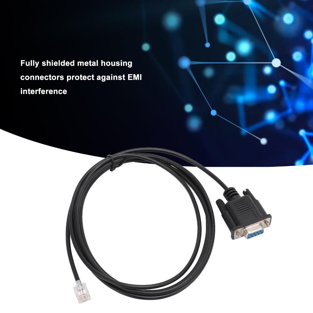 PVC DB9 RS232 To RJ11 6ft Plug and Play Cable for APC AP7800 AP7900 940‑0144A Data Transfer