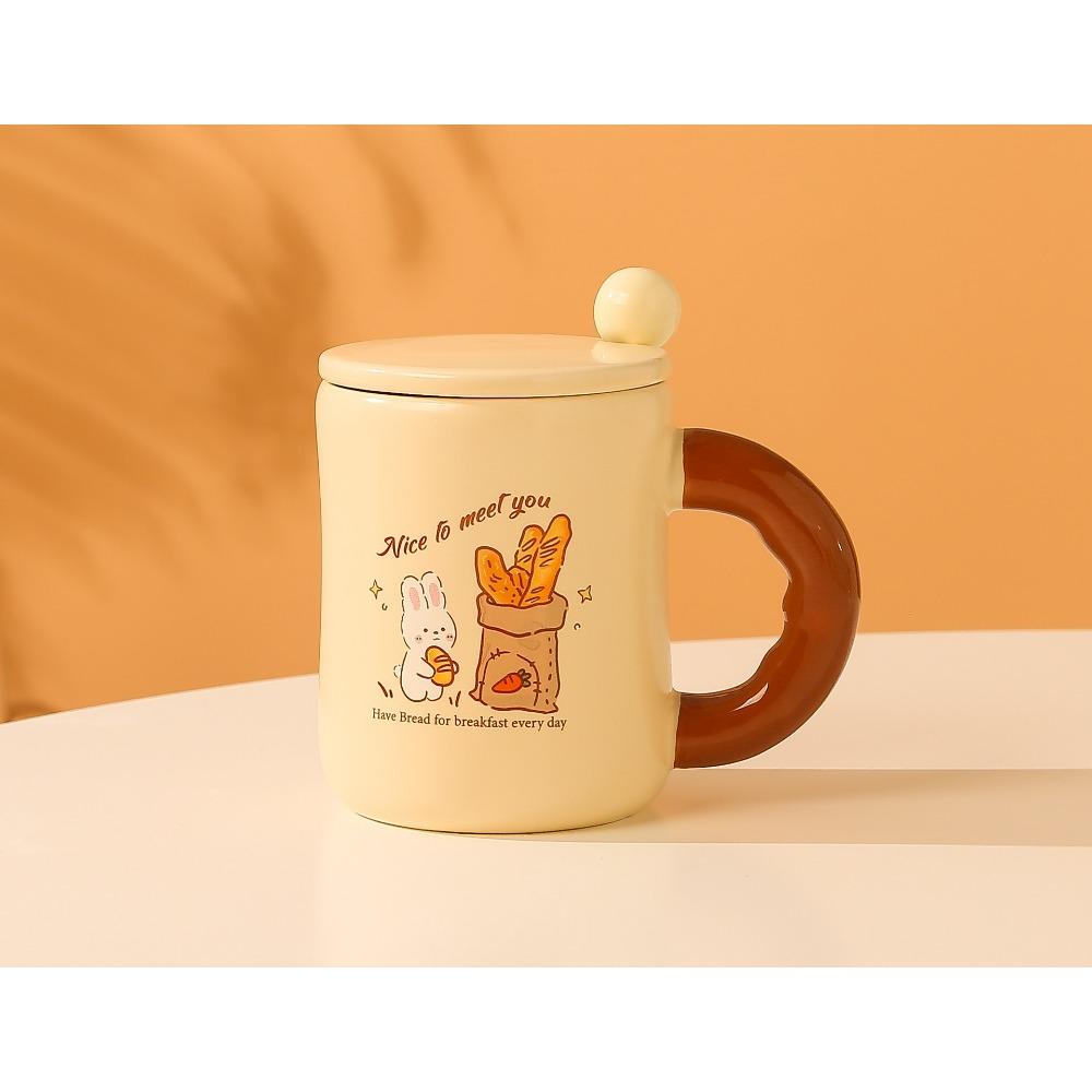 Milk Fufu Cute Rabbit Cup High Appearance Ceramic Cup Couple Cup Dormitory Drinking Water and Souvenirs