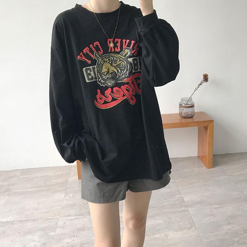 Loose Long Sleeve T-shirt for Women