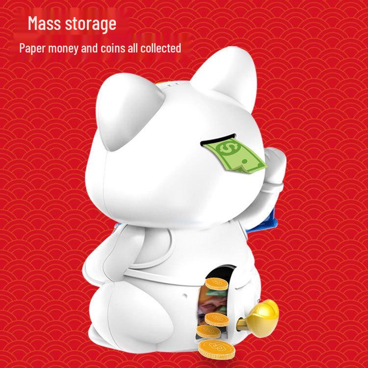 2025 Creative Maneki Neko Piggy Bank - Large Size Children's Savings Bank Gift for New Year