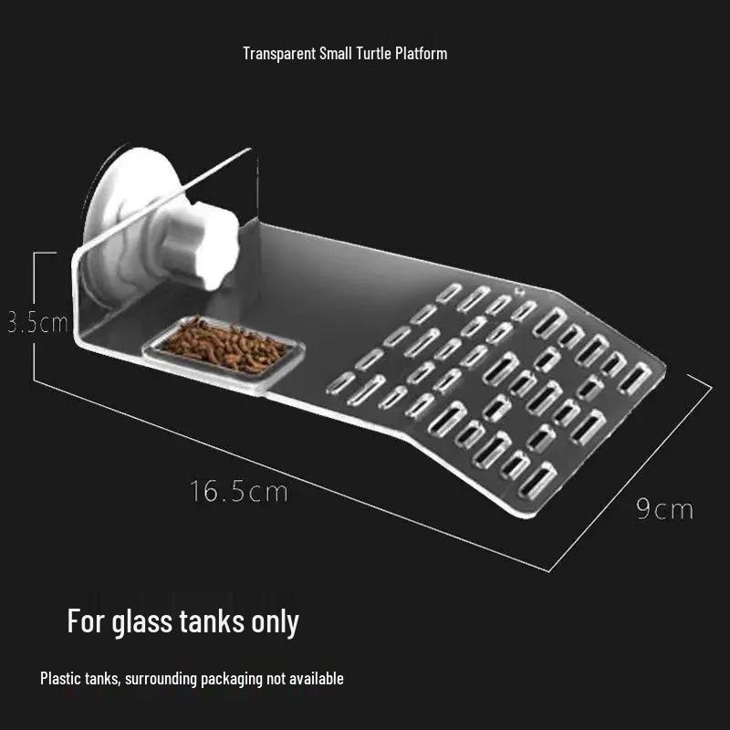 Turtle Climbing and Rest Platform with Simulated Grass and Hiding Slope
