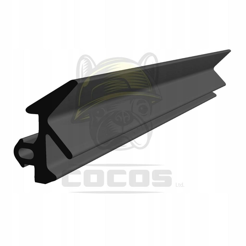 Seal for PVC windows S-185 BLACK 1m