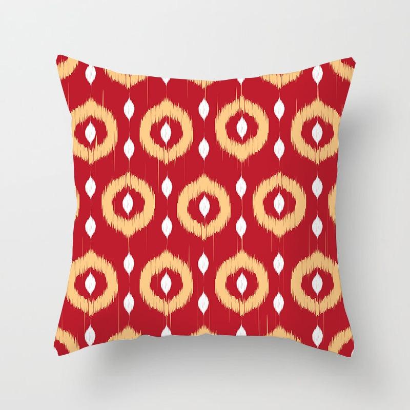 Luxury Home Decor Cushion Cover Office Sofa Cushion Cover Simple Fireworks Geometric Pattern Pillow Cover