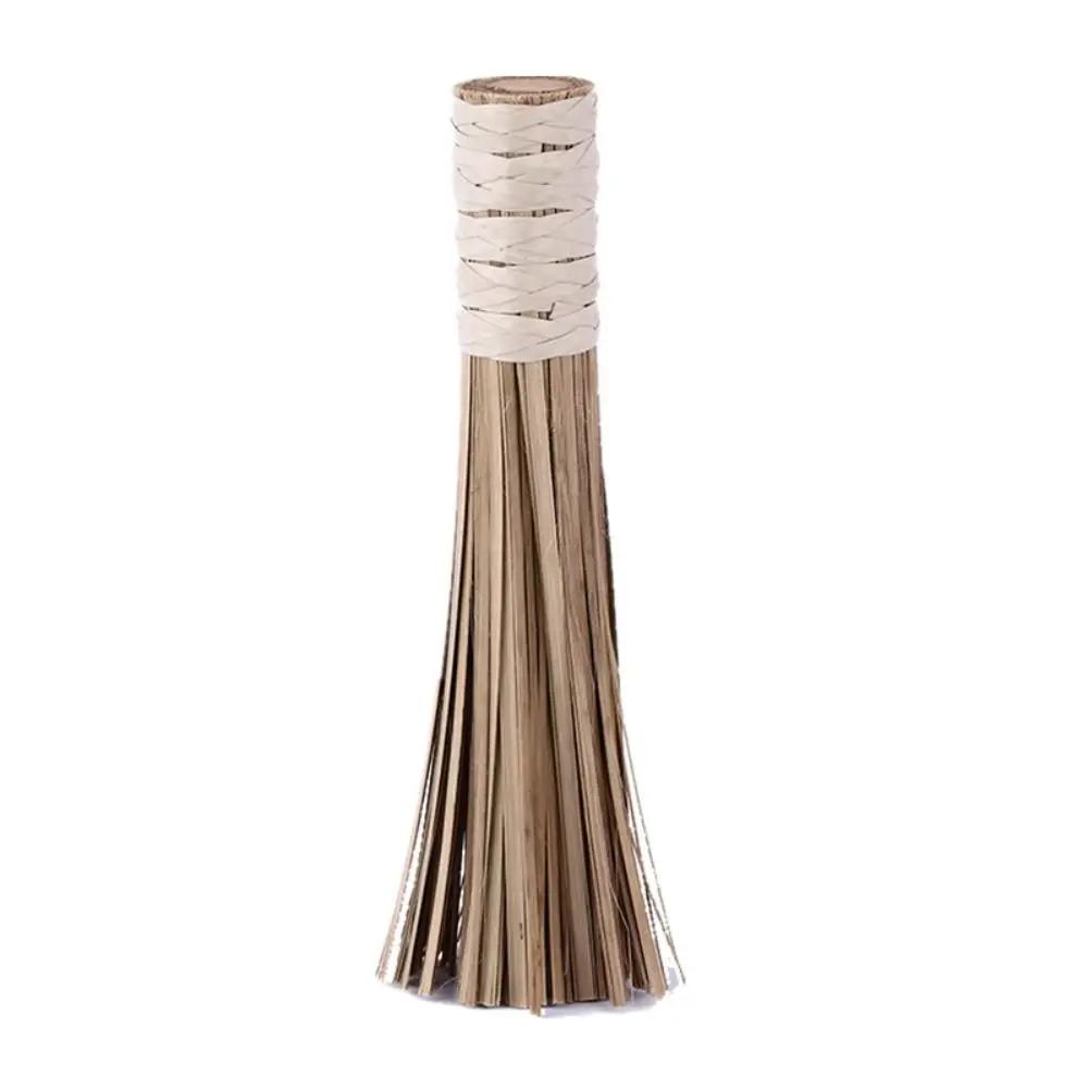 1PC 7 Inches Length Wok Brush Cleaning Whisk Traditional Bamboo Wok Brushes Kitchen Tools синий