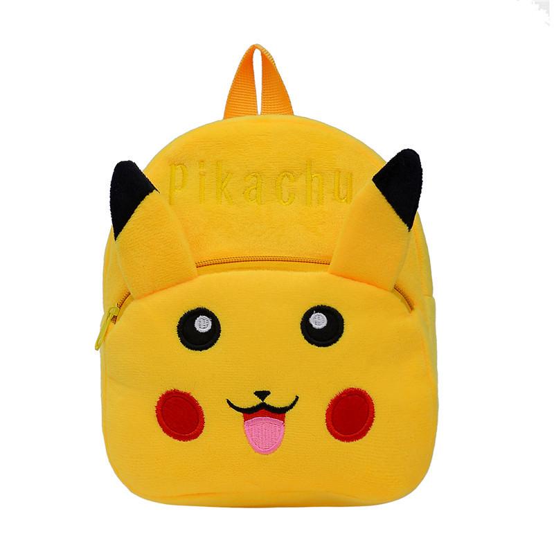 Cute Cartoon Plush Backpack for Toddlers - Double Shoulder, Kindergarten, Early Education, Doll Design