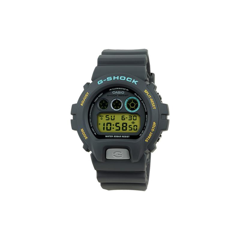 

Casio G-SHOCK Series John Mayer Joint Quartz Movement Resin Strap Japanese and Korean Watch Men s Watch Gray Dial DW6900JM20-8CR сірий колір