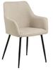 Lizzy Chair with Armrests, Beige