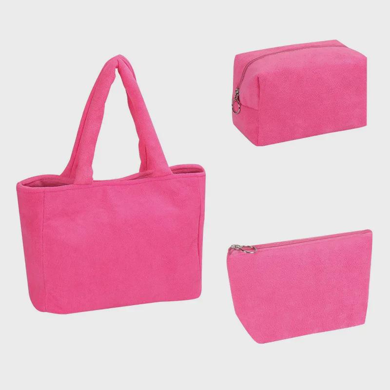 2024 Hochwertige Frottee-Tragetasche mit großem Fassungsvermögen für Herbst/Winter