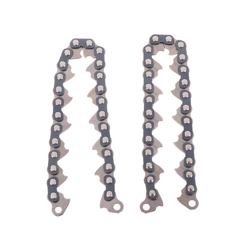 2Pcs Chain Type Grass Cutter Chain Blade For Wood Cutting Woodworking Accessories Gasoline Grass Trimmer Head Chain