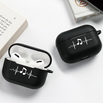 Für AirPods Pro Bluetooth-Kopfhörerhülle für Apple Air Pods 1 2 3 Airpods 1/2/3 Air Pods Schwarze Schutzhülle für kabellose Kopfhörer Weiches Silikon-TPU