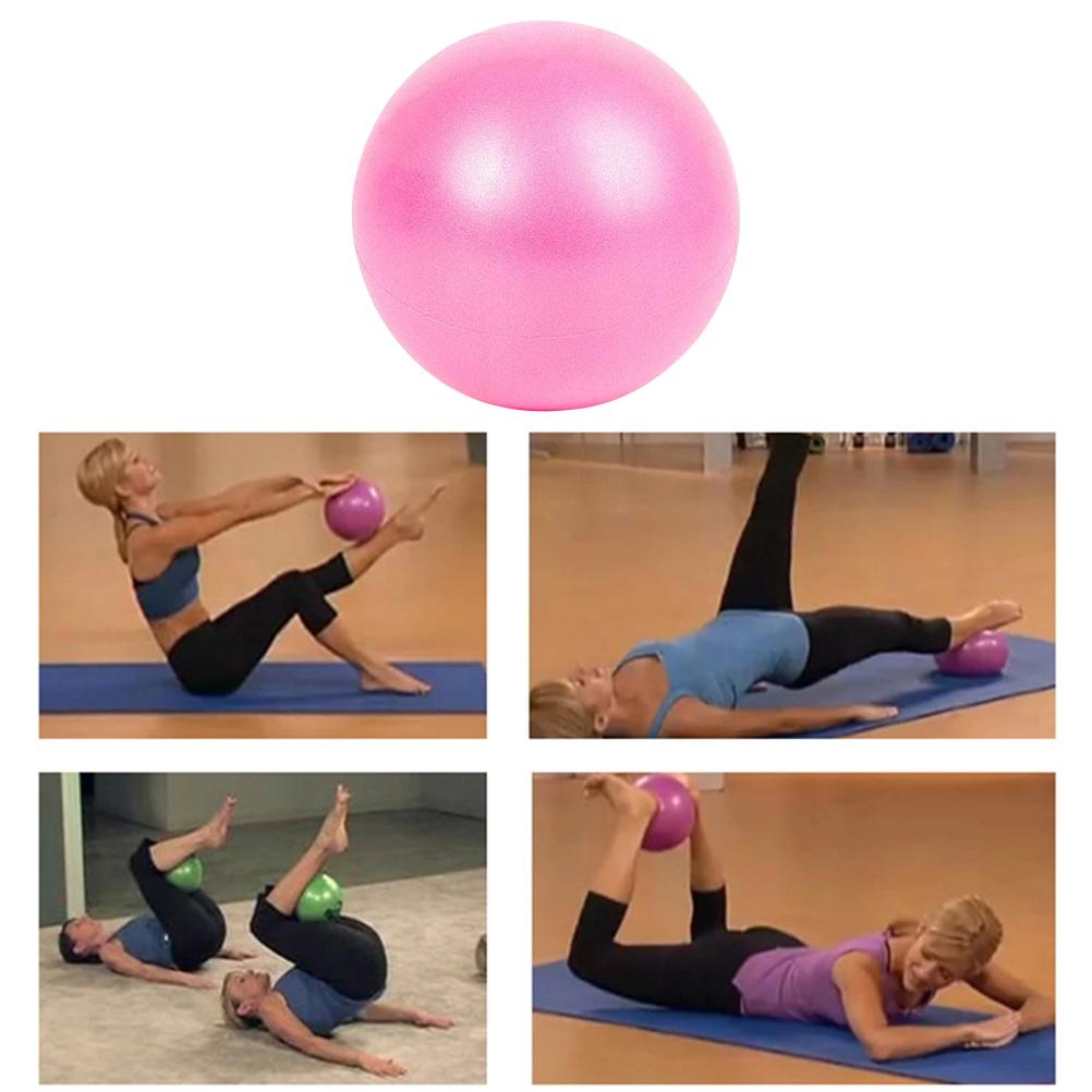 Palla da Yoga in PVC da 25 cm Mini Palla Fitness Antiesplosione Palla da Yoga per l'Equilibrio