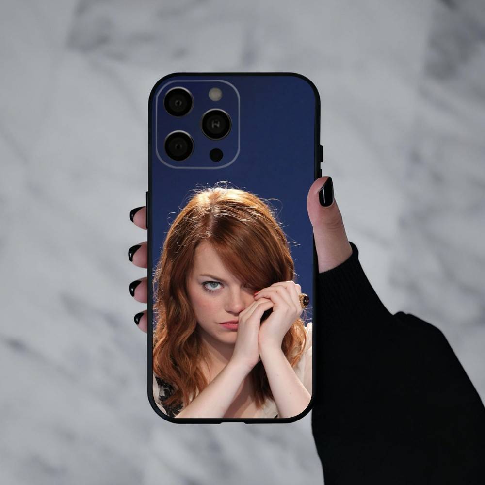 Oscar-Winner E-Emma S-Stone Phone Case Silicone Soft For IPhone 17pro 16 15 14 13 12 11 X XR Plus Pro Max Plus