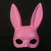Universal Elastic Pink Rabbit Mask for Adults, Easter Costume with Independent Packaging