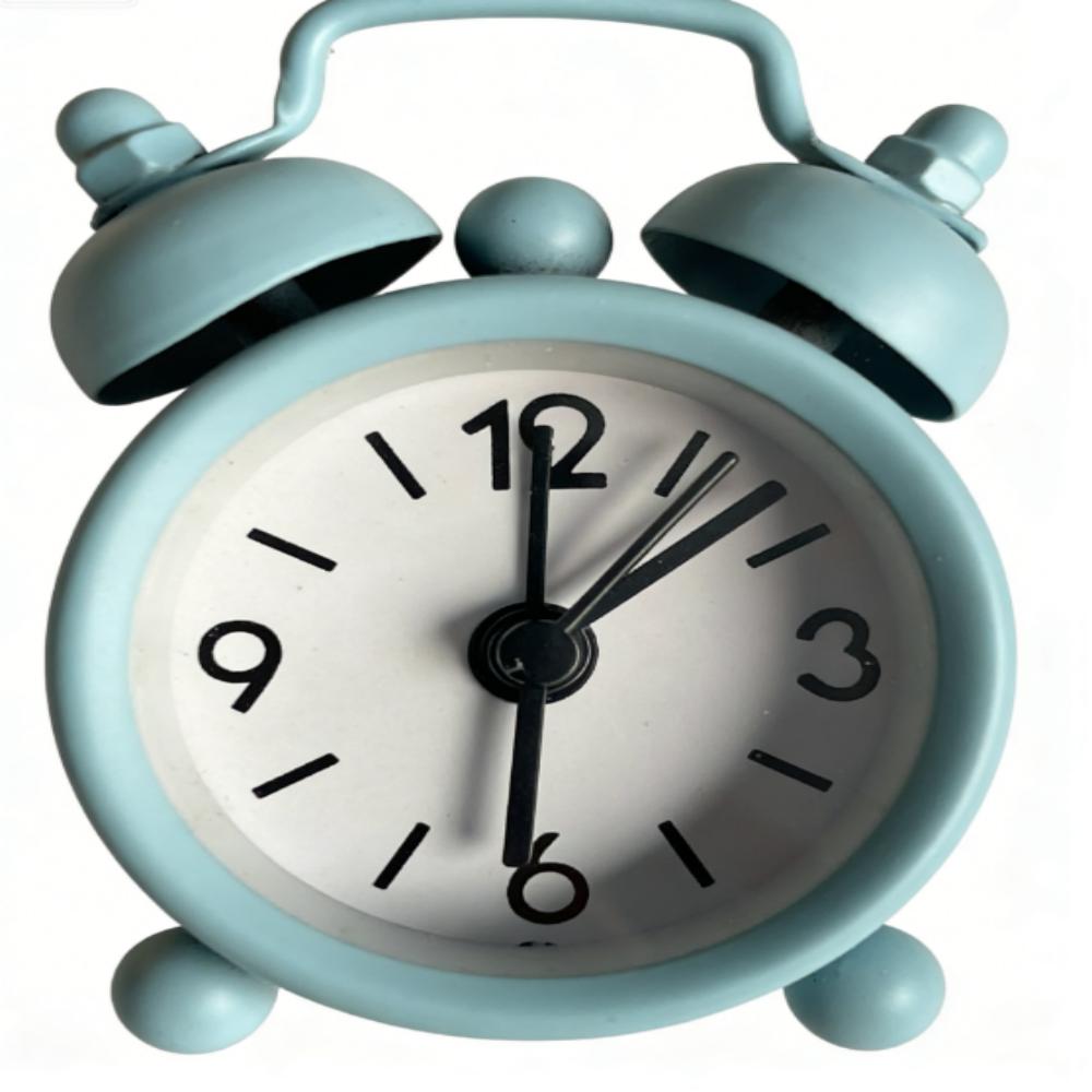 

4cm Mini Alarm Clock Portable Compact Desk Clock with Clear Display for Bedroom Office Travel Cute Small Clock Gift зелёный