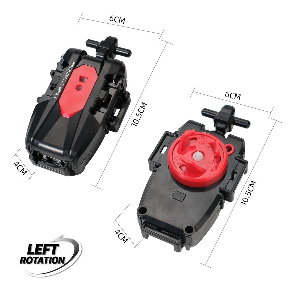 Multicolor Beyblade Plastic Transmitter Launchers For Kids And Hobbyists Toy