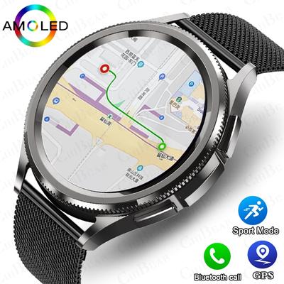 2025 Neue Watch6 Classic Smartwatch Herren GPS NFC Sport Fitness Damengesundheit Herzfrequenz Wasserdicht Bluetooth Anruf Smartwatch