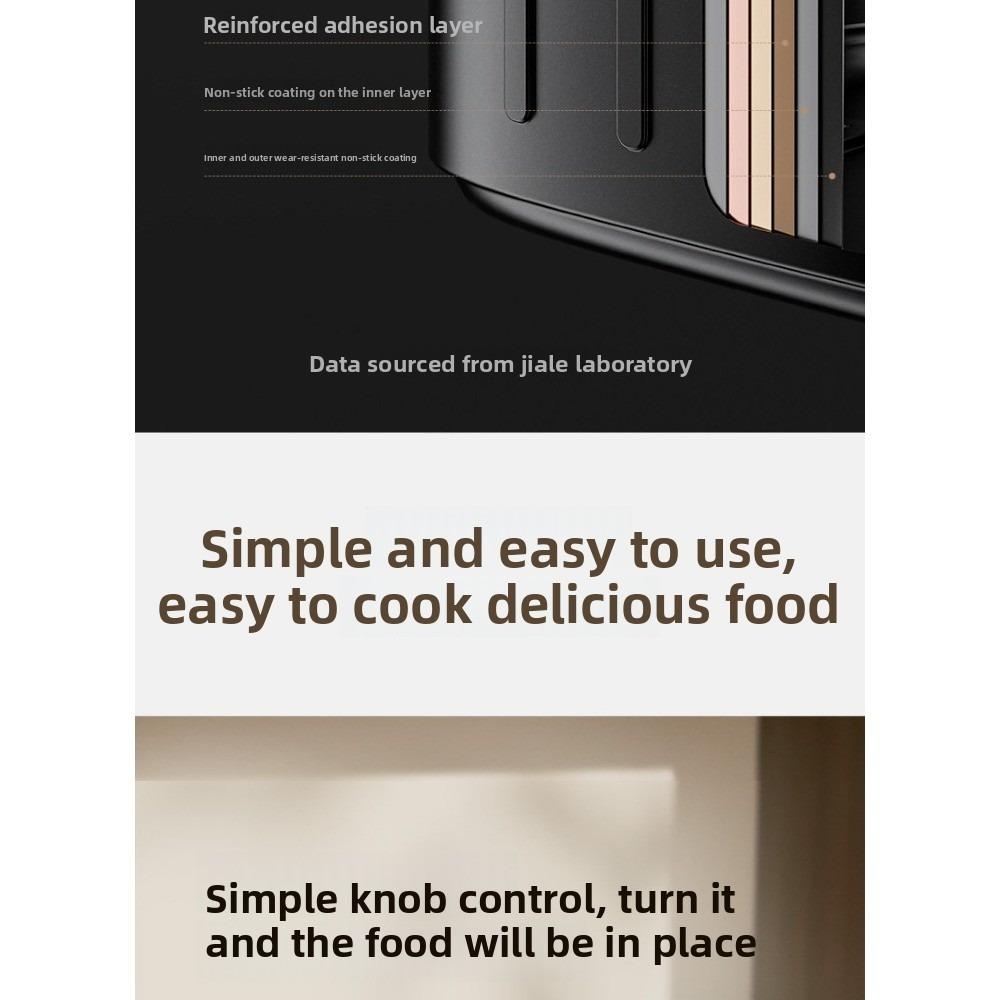 Mijia Air Fryer 5L, No Turn Over Cooking, 6.2" Clear View Window, High Temp Resistant Metal Liner, Multi-Function Air Fryer for Home