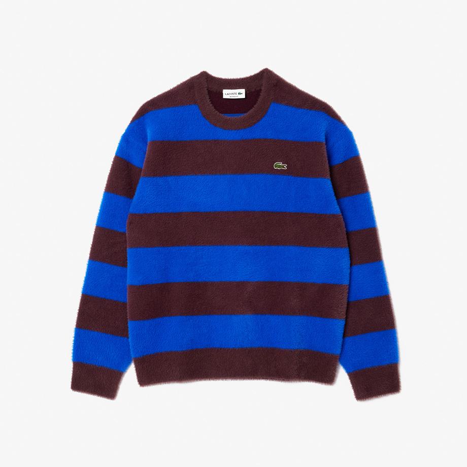 [Lacoste] Men's Double-Face Stripe Pullover AH2915-54NIB7