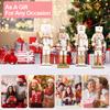 4 Stück 12 cm Nussknacker Marionetten Soldaten Ornamente Weihnachtsbaum Anhänger Mini Nussknacker Puppen Spielzeug Weihnachten Neujahr Geschenk Dekoration