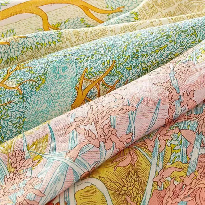 NINA SOLOR Silk Wool Scarf Shawl