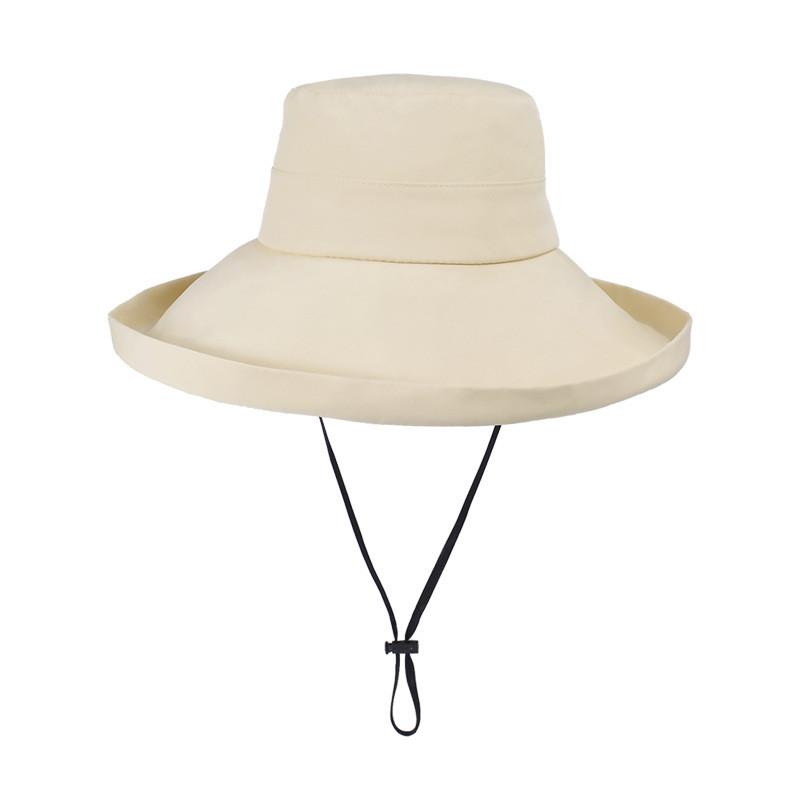 Polyester Wide Brim Sun Hat For Women With Sun Protection And Breathability Perfect For Spring And Summer Outdoor Activities