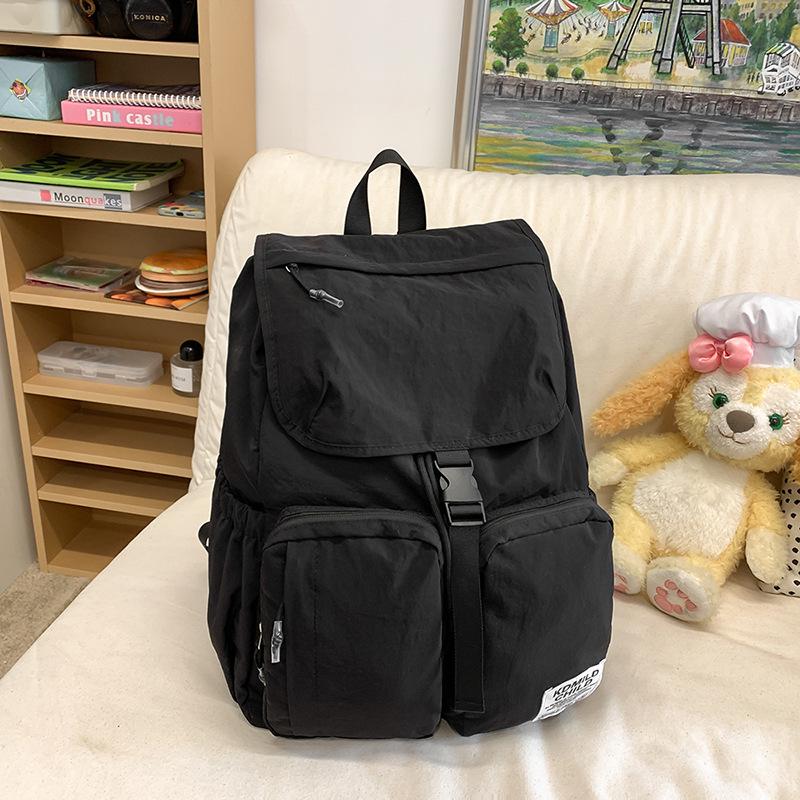 Women's Trendy Japanese Style Multi-Pocket College Backpack - Large Capacity Casual Fashion