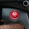 For Hyundai Elantra 2017- Red ENGINE START STOP Switch Button Cover Trim 2X