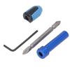 Hex Shank Screwdriver Bit Holder Alloy Steel Dual Sided Driver Bit Limit Stop L Wrench Set for