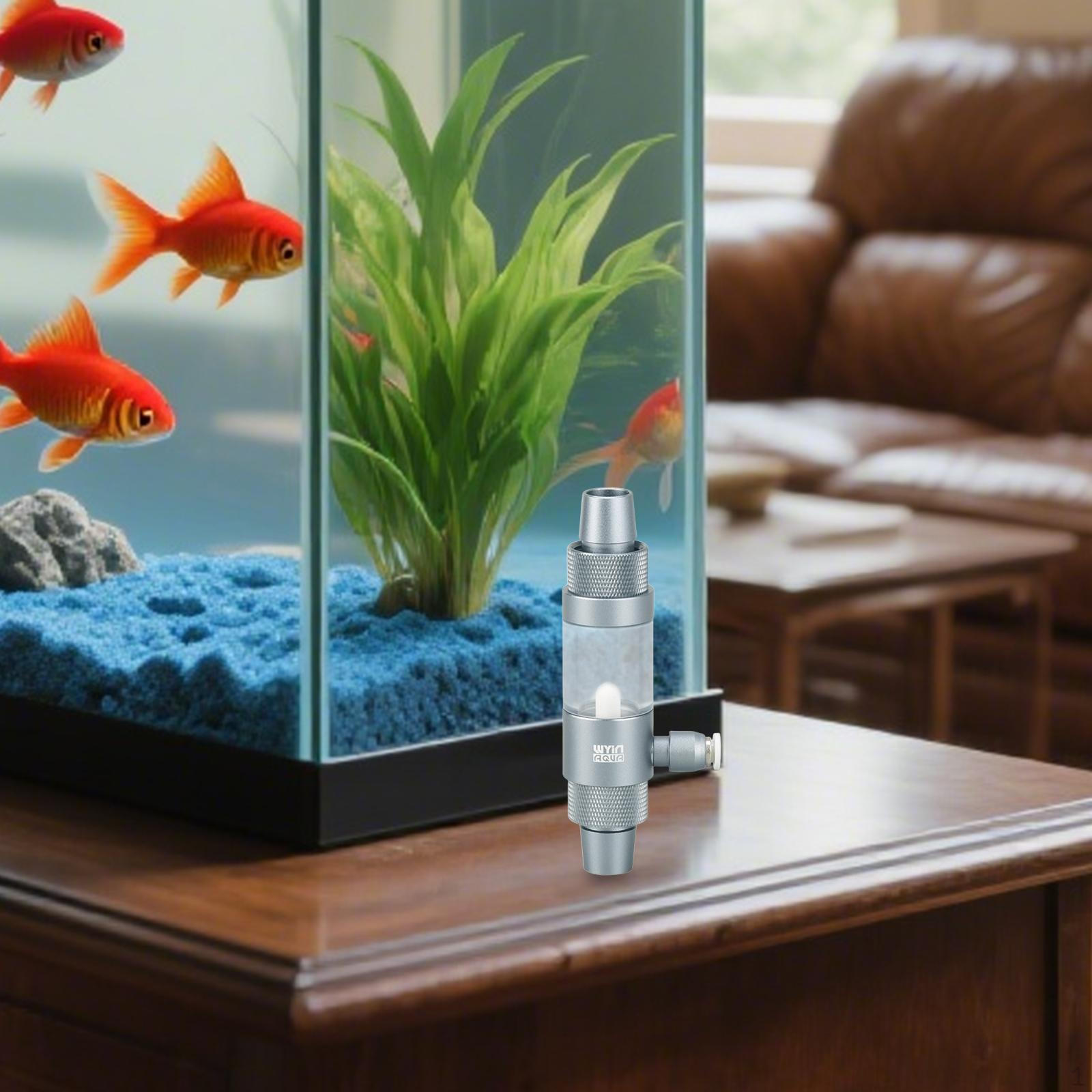 

Aquarium CO2 Diffuser Acrylic Bubble Record Tank Tool Portable Regulator Air Pump Accessories for WY500116