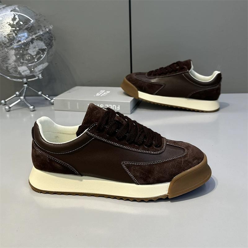 Board shoes new leather soft sole breathable shoes sports and leisure German shoes bc