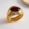 European and American pleated pattern resin oval bracelet retro medium and ancient style bracelet niche design sense jewelry women