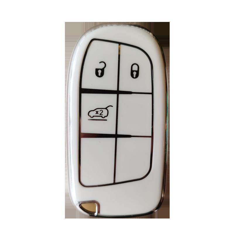 Fiat Viaggio & Ottimo Key Cover with Buckle - Dodge Journey Remote Protection Shell