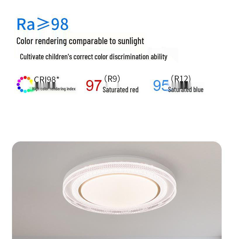 Full Spectrum Eye Protection Crystal LED Ceiling Light for Bedroom