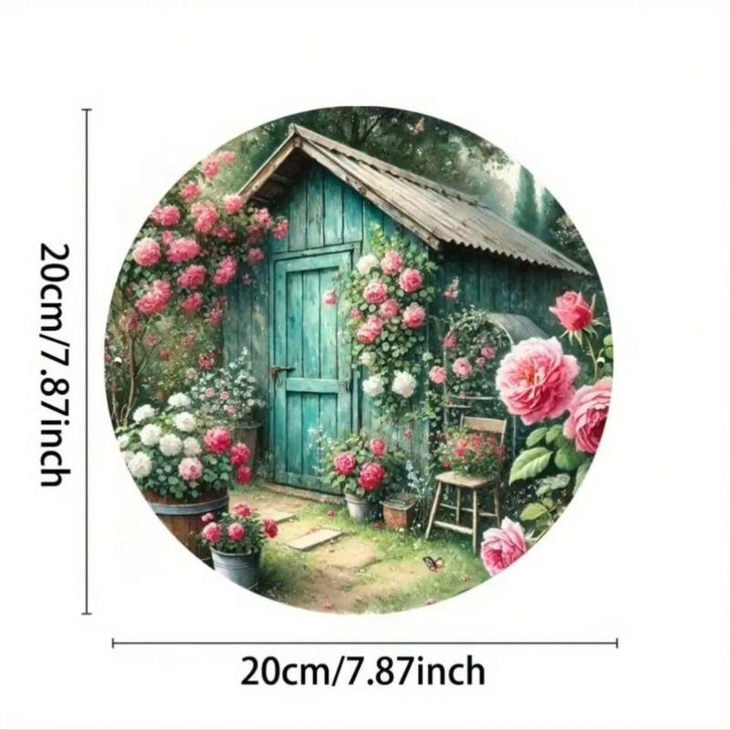 Metal Wall Art Sign Home Decor 20x20 Cm