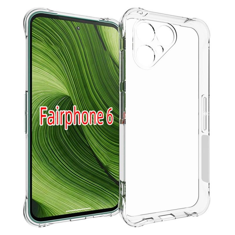 For Fairphone 6 Case WANLONFENG WL Series 2.0mm TPU Phone Cover with Tempered Glass Film