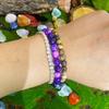 Attract Love Bring Luck Beaded Bracelet, Natural Sugilite Jewelry Accessories, Perfect Gift For Men And Women