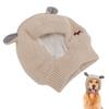 Knitted Rabbits Ear Pet Hat Noise   Warm Dog Grooming Earmuffs Hat for Large Dogs