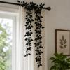 Artificial Rose Leaf Garland Realistic Faux Vine Hanging Decorative Plant for Indoor and Outdoor Halloween Event Decor