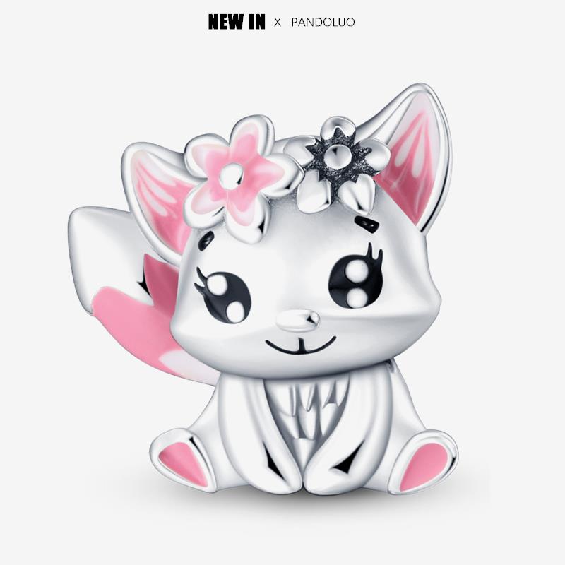 New In Copper Cute Pet Animal Shapes Charm Beads Fits Pandach Original Charms Bracelet For Women Pendant Bead Jewelry