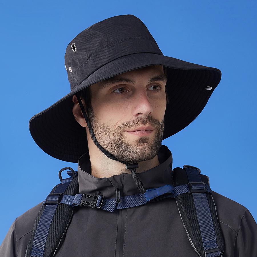 Waterproof Outdoor Sun Hat Men's Summer Sunscreen Fisherman Hat Women Mountaineering Hat