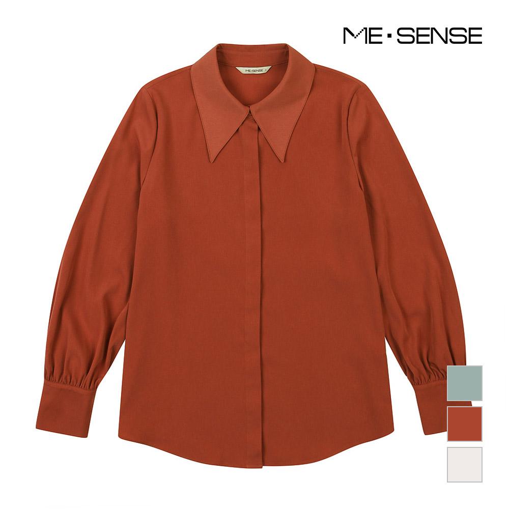 MESENSE Hidden Button Collar Blouse_Mb19Blp108Z