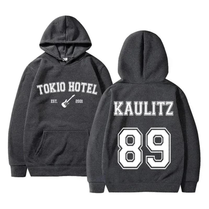 Rock Band Tokio Hotel Hoodies Kaulitz Print Men Woman Oversized Hoodie Hip Hop Sweatshirts Harajuku Pullovers Unisex Clothing