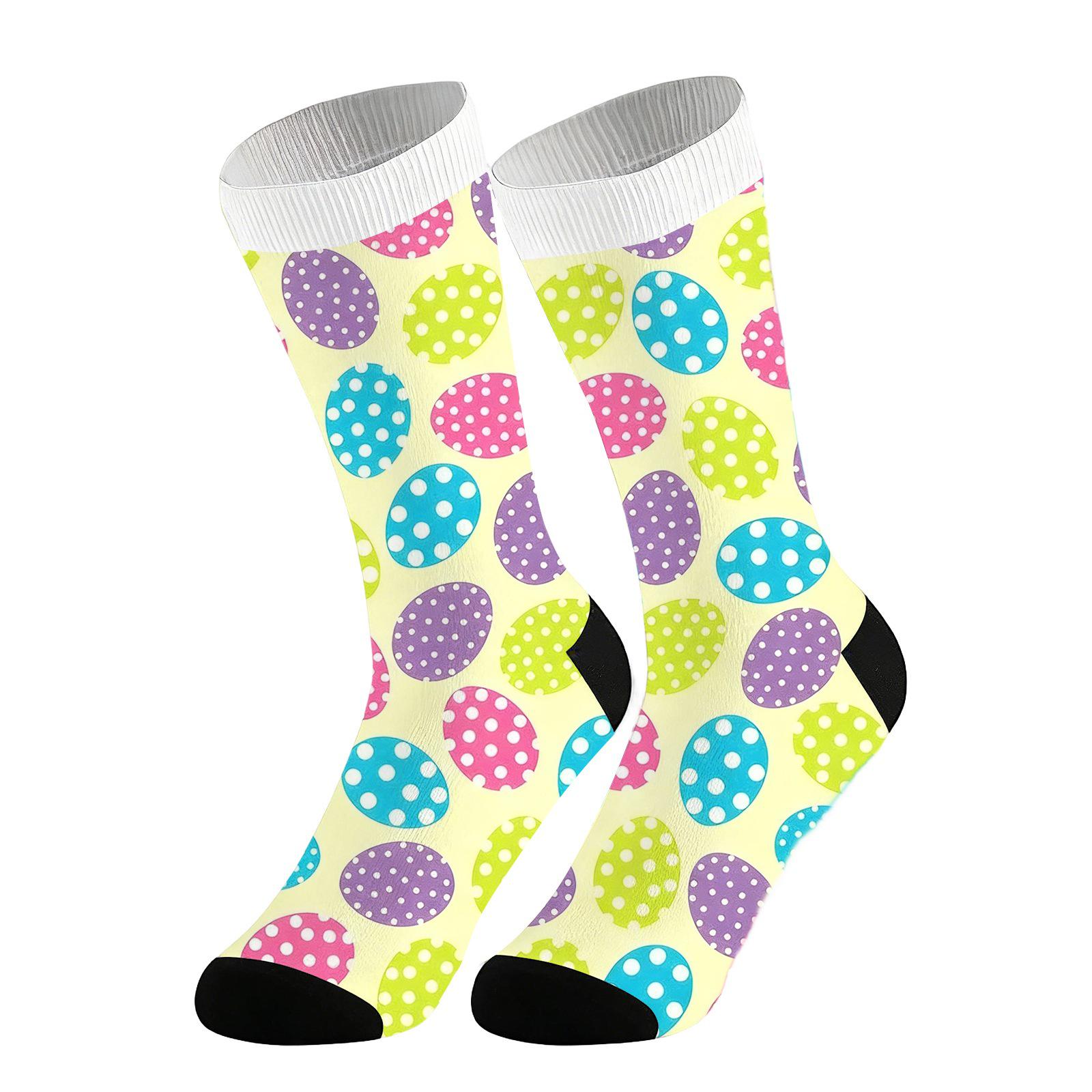 

QST Fun Cartoon Easter Socks - Cute, Trendy Styles for Men and Women