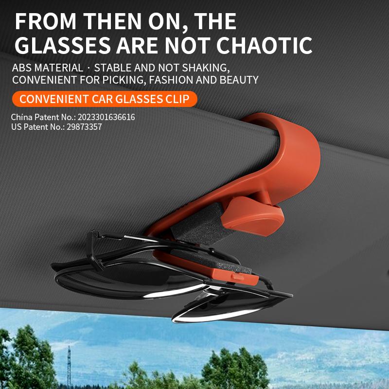 Car Internal Sun Visor Plate Glasses Clip Multi-functional Auto Eyeglasses Storage Holder Universal Sun Shade Plate Glasses Clip
