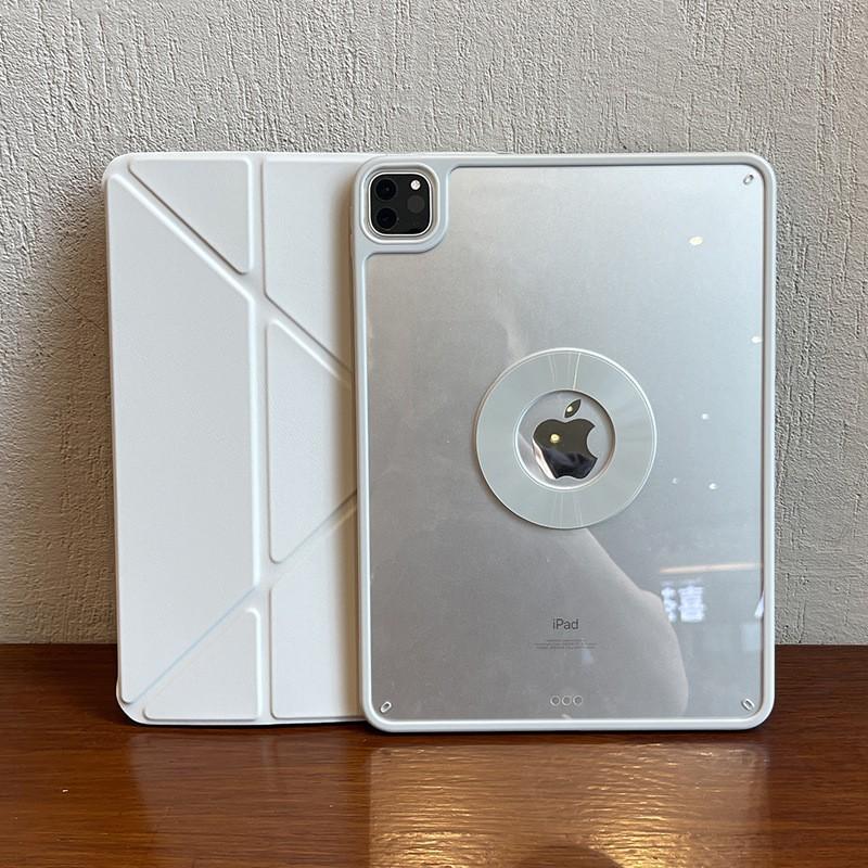 Slim Magnetic Folio Case IPad Pro Air 8 10th Gen 10.2 Inch With Stand Support No Pencil Slot Acrylic Full Cover