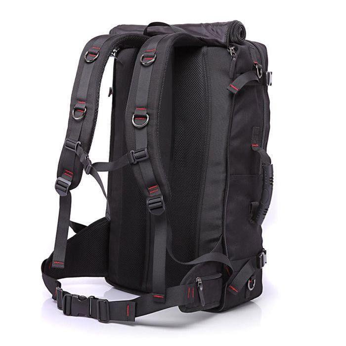 Motorcycle Backpack - Bagtecs HK4 - 45L - 1680D Ballistic Nylon - Water-repellent - Convertible Into a Saddlebag