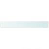 Panneau d'étagère en verre transparent 90 x 12 cm - VIDAXL - Gris - Contemporain - Design