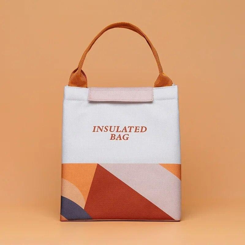 

Kawaii термосумка-тоут для женщин и детей, школьная термоизолированная сумка-тоут для еды, маленькая сумка-холодильник 17X20X23.5CM