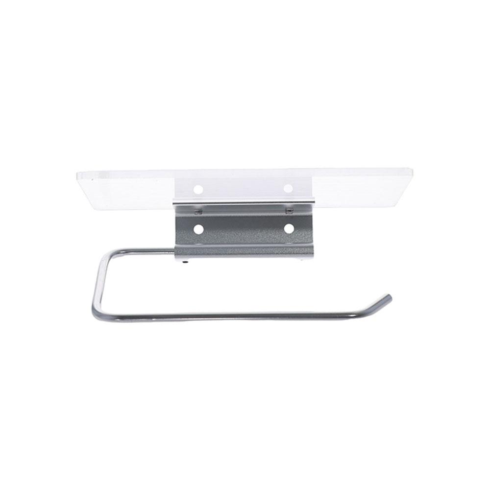 Porta-Papel Higiênico Sem Furos Acrílico Prateleira Rack de Armazenamento para Banheiro Banheiro