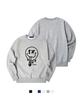 NUHABIT N/H Slime Smile Oversized Fleece-Lined Sweatshirt (Som4-4Nh1243)